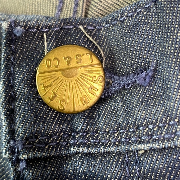 Vintage Y2K Levi’s Demi Boot 508 Low Rise Bootcut Dark Wash Blue 6 Long NEW - Picture 5 of 10